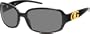Oversized Frame Colored Letters on Temples Fashion Sunglasses - Close-out Sale !