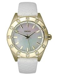 DKNY White Python Wide Strap Round Womens watch #NY8826