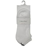 Calvin Klein Hosiery Women's Signature Tab Cotton Athletic Socks 3-Pack