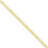 Gold Plated Herringbone Chain 20"