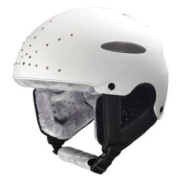 Buy Boeri BO-00331 WH L-PT Ladies VIP Swarovski Helmet White by Boeri