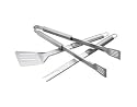 Weber 6420 3-Piece Stainless-Steel Barbecue Tool Set