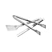Weber 6420 3-Piece Stainless-Steel Barbecue Tool Set