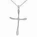Sterling Silver Simple Cross Necklace