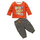 Rocha.John Rocha- Orange logo top and joggers