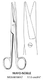 Dissecting Scissors, Mayo-Noble - Straight, Bl/Bl, 6 3/4 inch , 17 cm - 1 ea