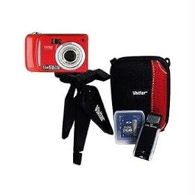 Digital Point & Shoot-Vivitar ViviCam 12MP Digital Camera Kit