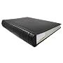 Deluxe Leather Photo Album - Stores 300 Pictures, Black