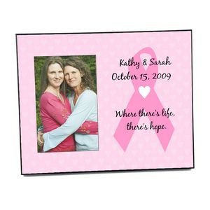 Pink Ribbon Breast Cancer Photo Frame