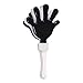 12 Pack - Black/White Hand Clapper Noise Makers Party Favors