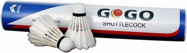 GOGO Training Badminton Duck Feather Shuttlecocks Speed 77- Price for 1 Tube