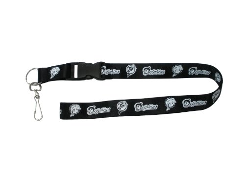 NFL Miami Dolphins Lanyard, Blackout
