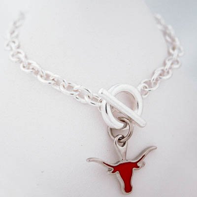 University of Texas UT Longhorns Charm Bracelet