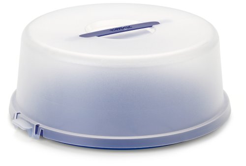 EMSA 504918 BASIC Tortenbutler, Ø 33 cm, blau transluzent