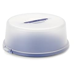 EMSA 504918 BASIC Tortenbutler, � 33 cm, blau transluzent