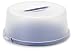 EMSA 504918 BASIC Tortenbutler, Ø 33 cm, blau transluzent