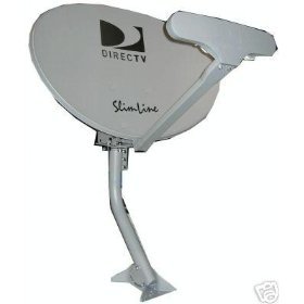 DIRECTV 5- LNB AU9S Ka Ku Slim Line Dish Antenna for MPEG-4 C HD Programming by DIRECTV