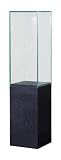 60 Dark Walnut Glass Tower Display By Diamond Sofa