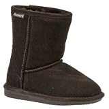 BEARPAW Emma 6.5 Inch Shearling Boot (Little Kid/Big Kid),Chocolate,1 M US Little Kid