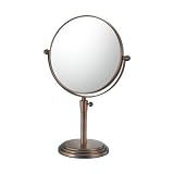 Classic Adjustable Vanity 5X to 1X Mirror, Diablo Bronze
