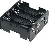 D battery holder for 8 size AA cells