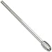 PFERD Oval Carbide Bur, Long-Length, Uncoated (Bright) Finish, Double Cut, Radius End