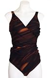 MIRACLESUIT Women's Wave Surplus Wrap 1pc Maillot Swimsuit, 14 (EU 44)