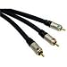 Impact Acoustics Meteora Component Video Interconnect - Video cable - component video - RCA (M) - RCA (M) - 12 ft - double shielded - midnight blue