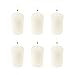 Super Z Outlet 2 x 3 Unscented Ivory Pillar Candles for Weddings, Home Decoration, Relaxation, Smokeless Cotton Wick. Set of 6