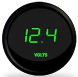 Intellitronix Digital Voltmeter Gauge M9015 in Green!