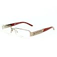 Diesel Eyeglasses frame DV 0148 CNU Titanium Silver dark ruthenium - Red