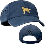 Embroidered Yellow Lab Baseball Cap by Your Breed