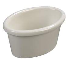 Carlisle S31242 Bone 3 Oz. Oval Ramekin (Case of 48)