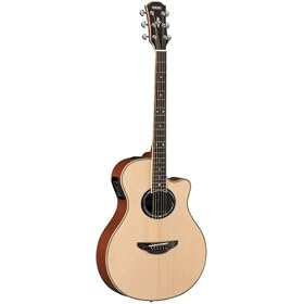 Yamaha APX700 - naturale ThinLine acustico / chitarra elettrica Spaccato