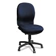 Ambition&trade; Pushbutton High Back Swivel/Tilt Chair, Blue (SAF3460BU)