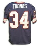 Thurman Thomas Signed Buffalo Bills Blue Throwback Jersey - 91 NFL MVP