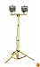 Coleman Cable 07776 Two-Light 1000-Watt Quartz Halogen Light with Tripod