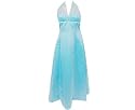 Satin Chiffon A-Line Halter Formal for Bridesmaid Formal Prom