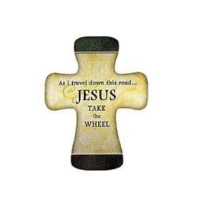 Faith Car Freshener-Jesus Take the Wheel- Heavenly Forest Scent