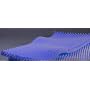 Egg Crate Convoluted 3 Inch Foam Mattress Pad / Topper Twin Size
