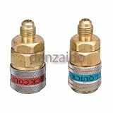 FUSO R134a カーエアコン用カプラ 1/4"Fタイプ 適用:低圧(ガス)側 FS-735A-2
