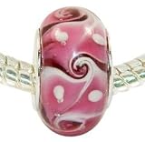 LovingtheBead © 'Delight' Murano Glass Slide-on & Slide-Off Bead Charm