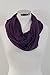 Infinity Nursing Scarf Breastfeeding Cover (Eggplant Purple)