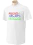 Support the Arts Kiss A Drummer Youth T-Shirt (for Kids) WHITE LARGE