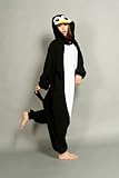 Angelina Unisex Plush Animal Onesies Pajamas #91158 Large Penguin