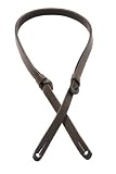 Levy's Leathers 1/2 Carving Leather Mandolin Strap,Dark Brown