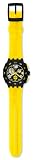 Swatch Yellow Head Chronograph Watch SUIB401
