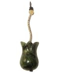 Aragonite Pendant 01 Stone Zoisite Pineapple Green Yellow Crystal Healing 2.4