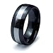 Ceramic Ring with Silver Inlay