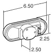 Truck-Lite Super 60 Turn Signal 6'' Sealed Red 60201R